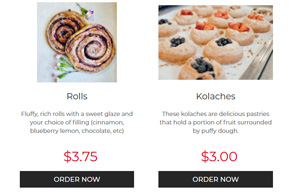 online food ordering web design