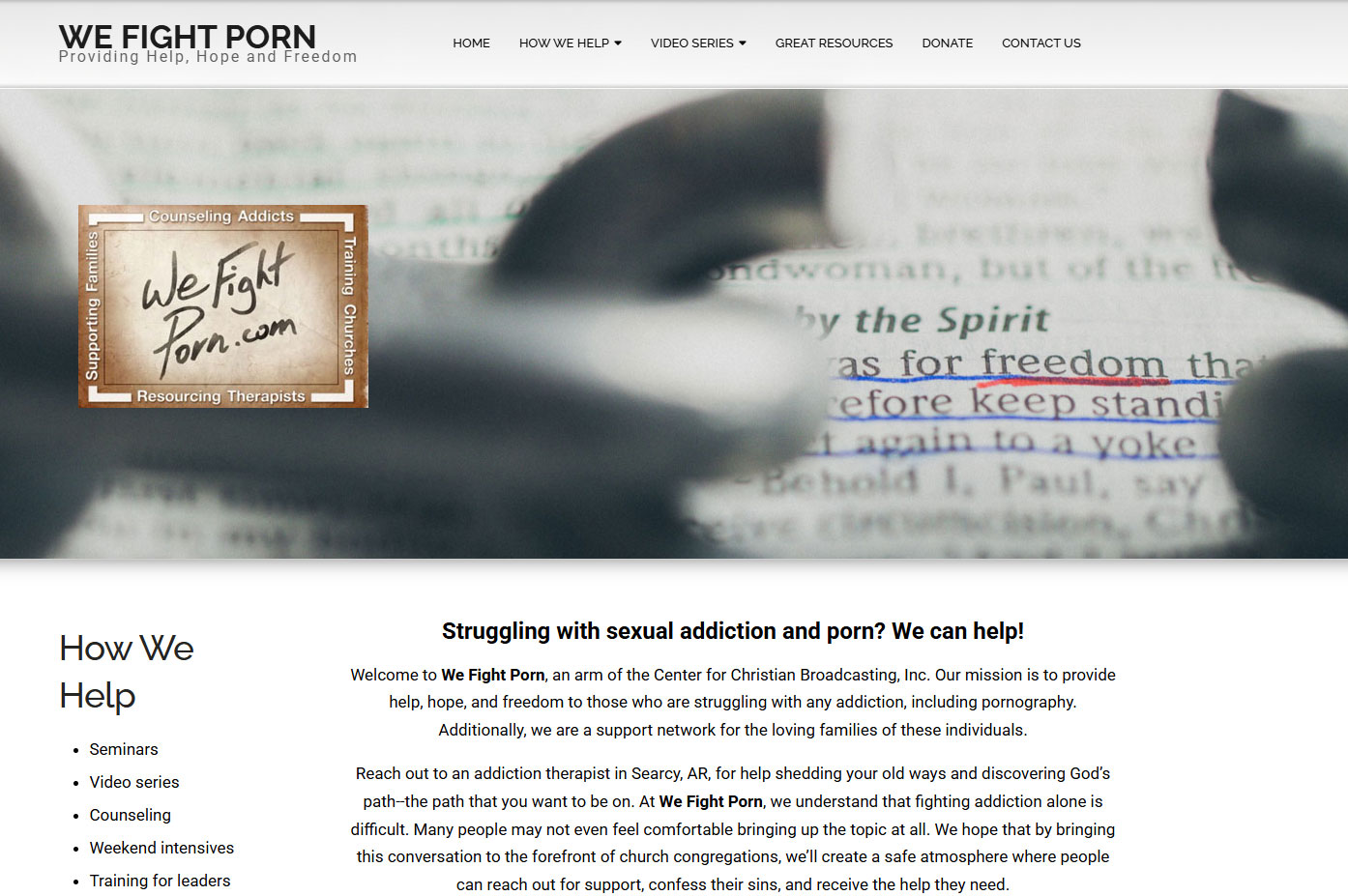 We Fight Porn nonprofit